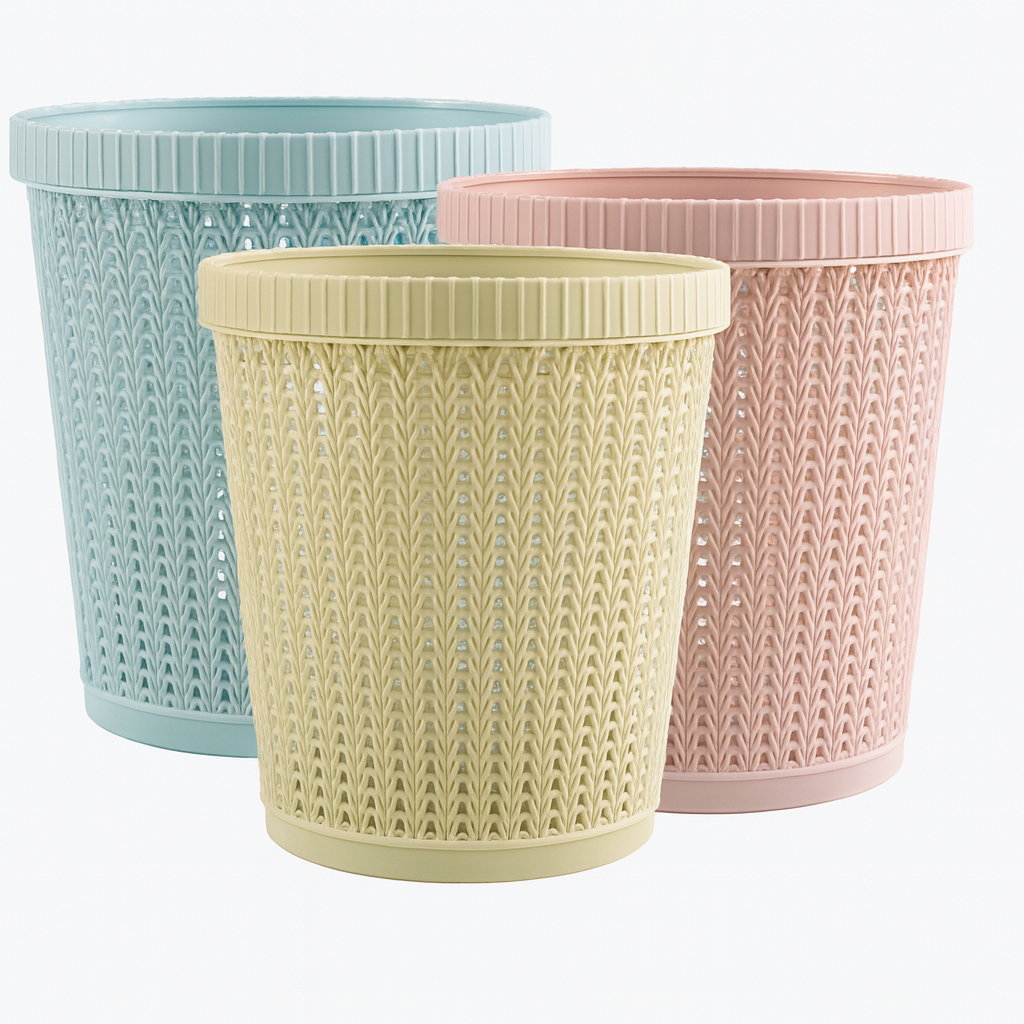 Multifunctional Trash Can with Bag Storage Box