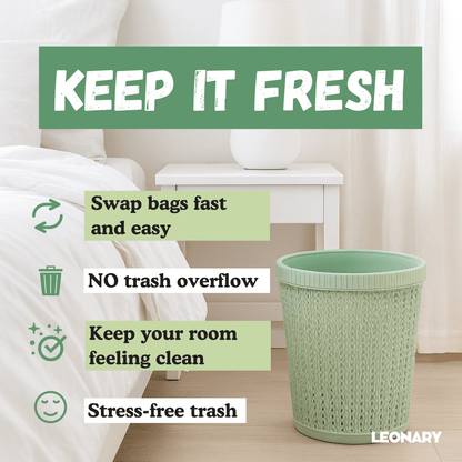 Multifunctional Trash Can with Bag Storage Box
