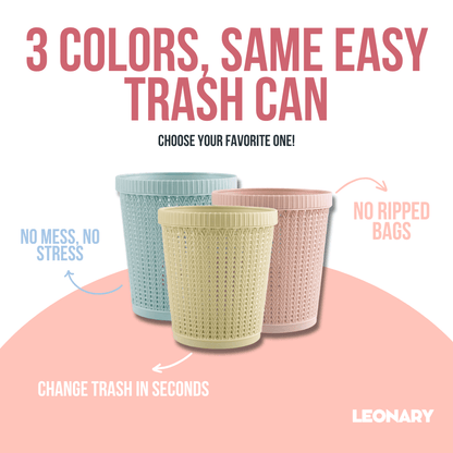 Multifunctional Trash Can with Bag Storage Box